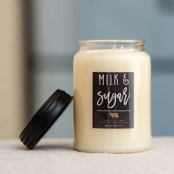 Milk & Sugar Mason Jar Candle and Melts