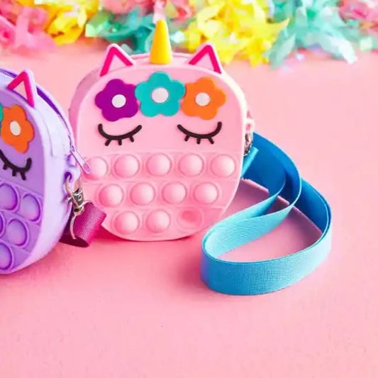 Unicorn Popper Purse 2 Colors
