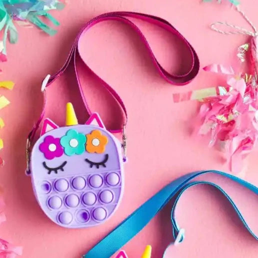 Unicorn Popper Purse 2 Colors