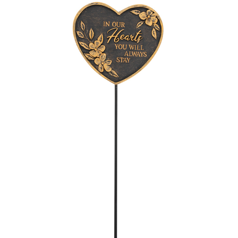"In Our Hearts" Plant Pick