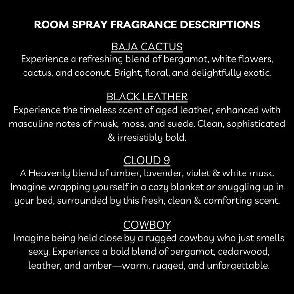 WVC Room Sprays with Odor Eliminator