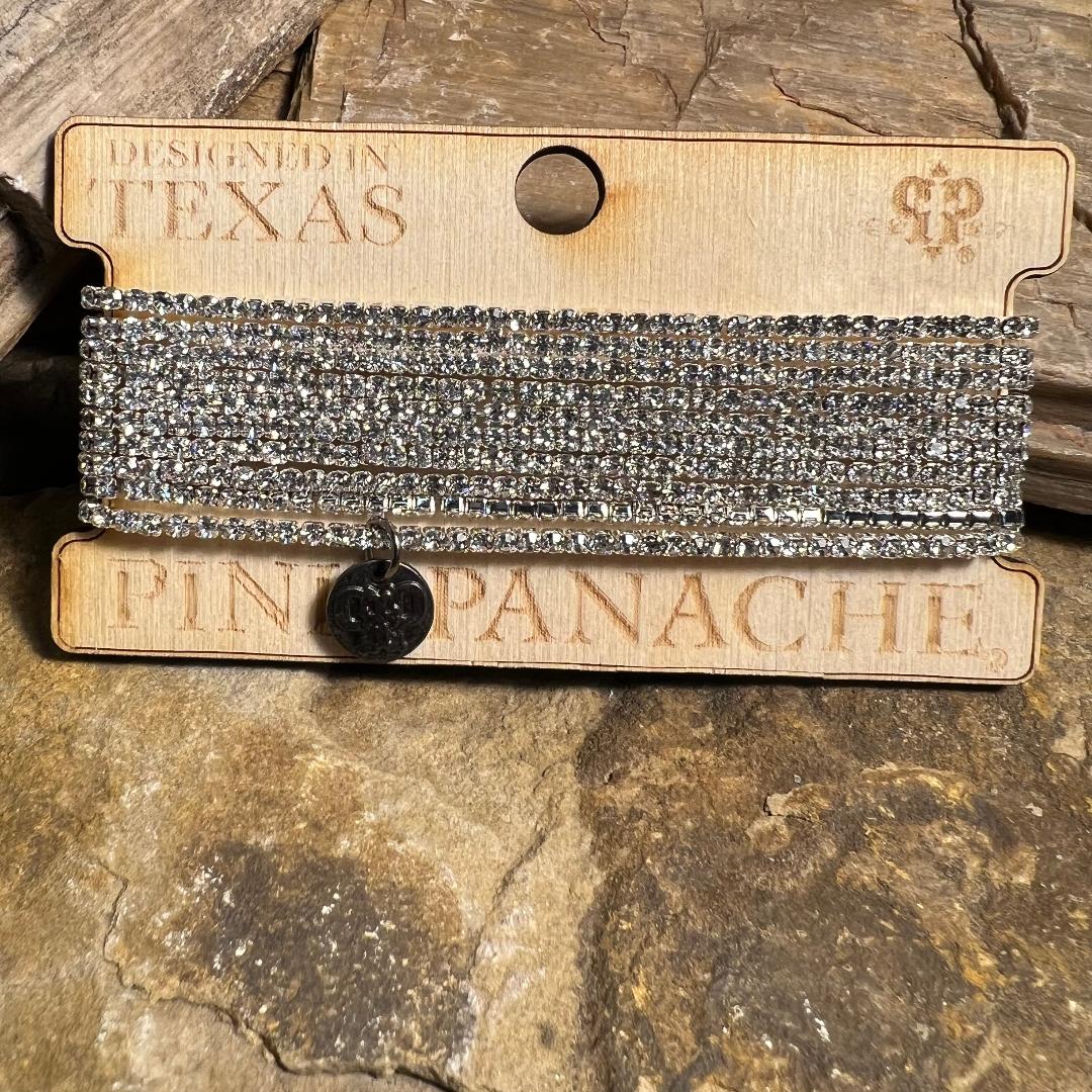 Silver & Clear Rhinestone Bracelet