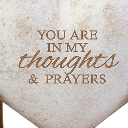 Thoughts And Prayers 3D Heart