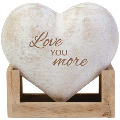 "Love You More" 3D Heart