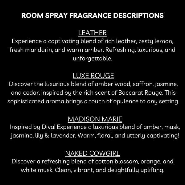 WVC Room Sprays with Odor Eliminator