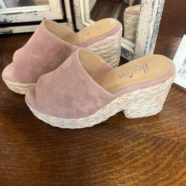 Solstice Blush Espadrille Wedge/Sandal