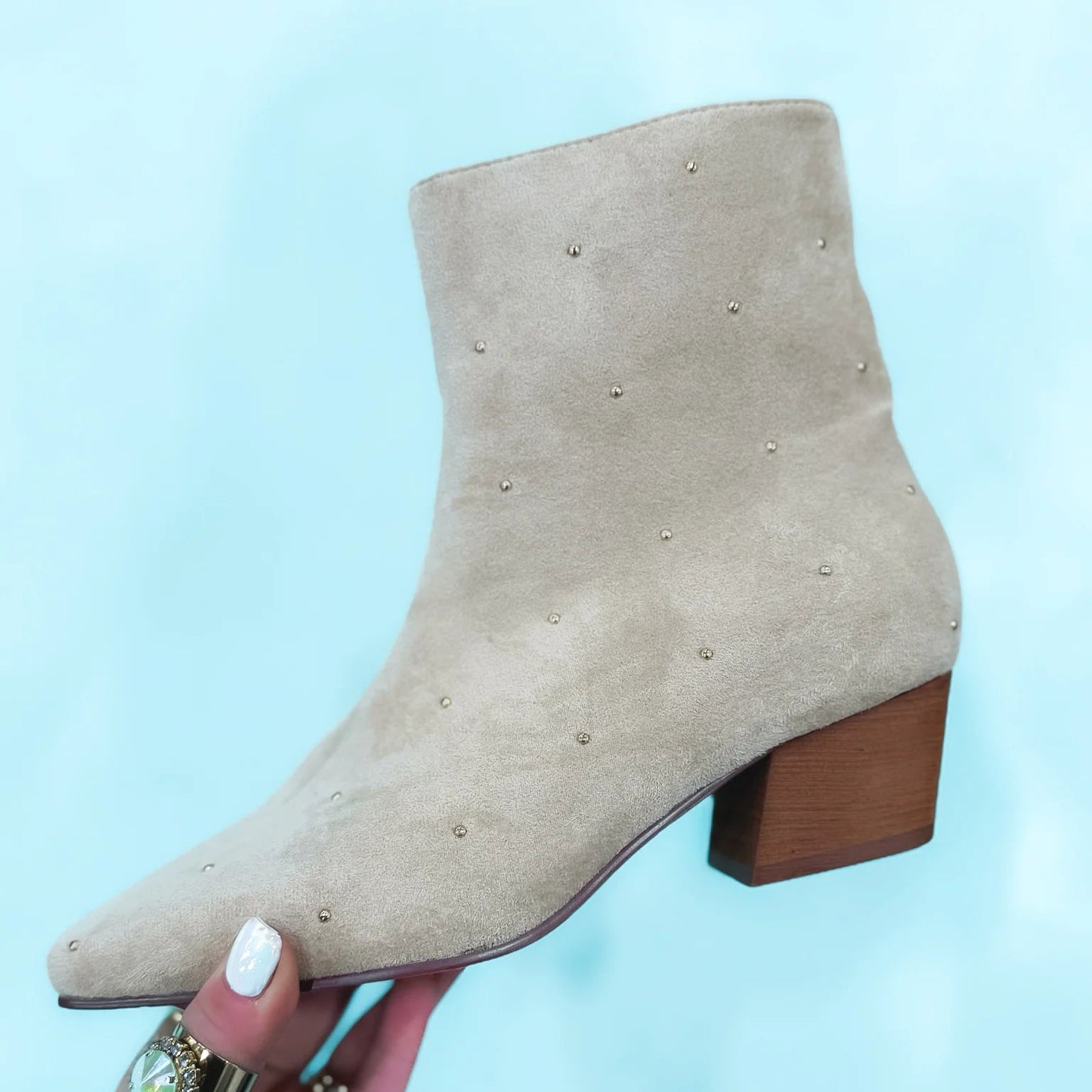 Corkys Sand Faux Suede Such a Tease Boots