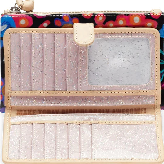 Sophie Black Slim Wallet