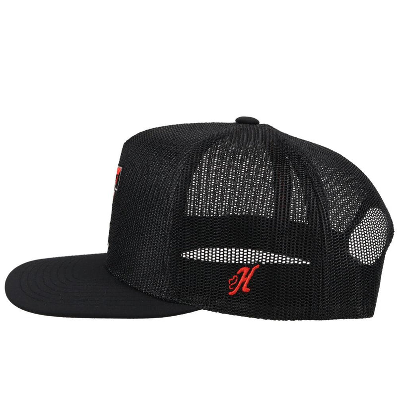 Black TEXAS TECH Hat with Double T Logo