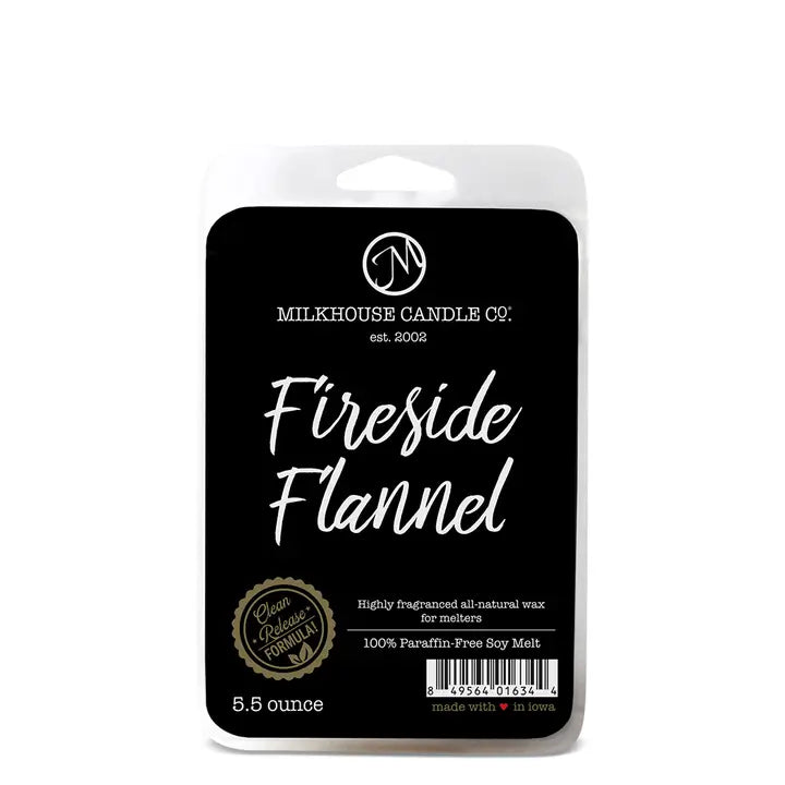 Fireside Flannel Soy Wax Candle and Melts
