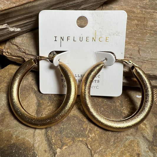 Bold Gold Hoop Earrings