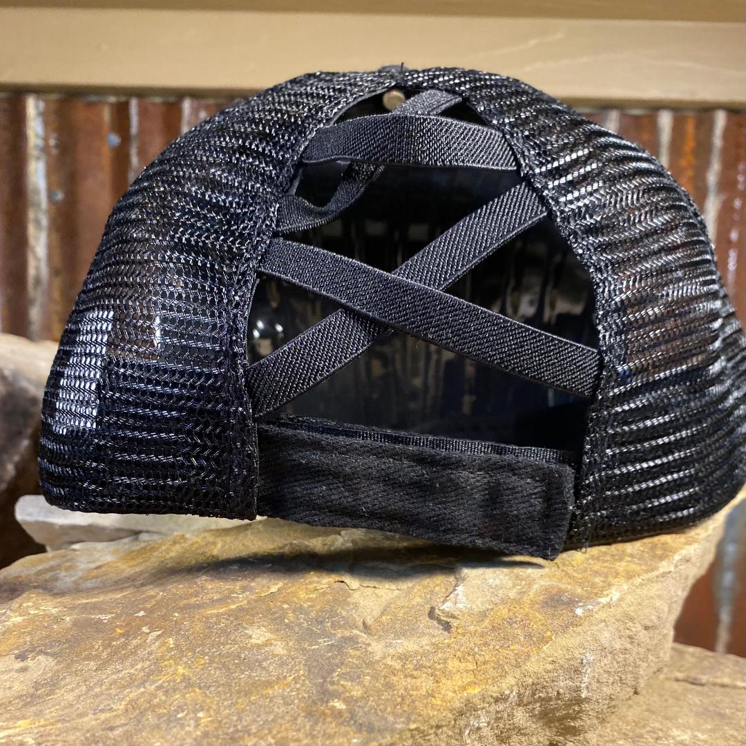 Extra Boujee Bling Embroidered Black on Black Leopard Cap