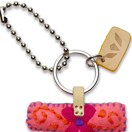 PINK MULTI Felt Alphabet Charms