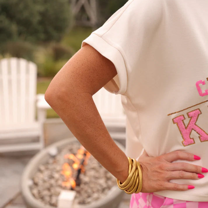 Classy Until KICKOFF Luxe Top