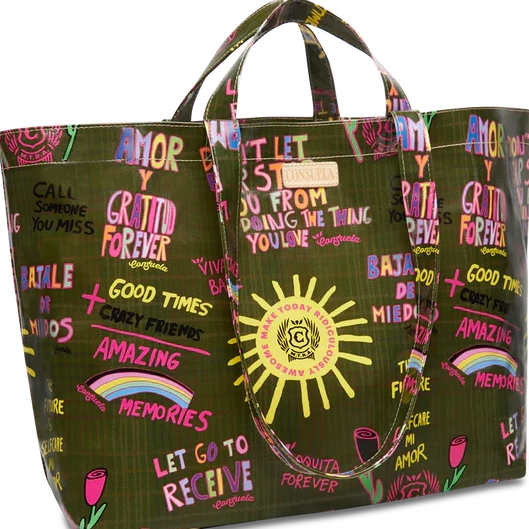 Olive Grab N Go Jumbo Handbag/Tote