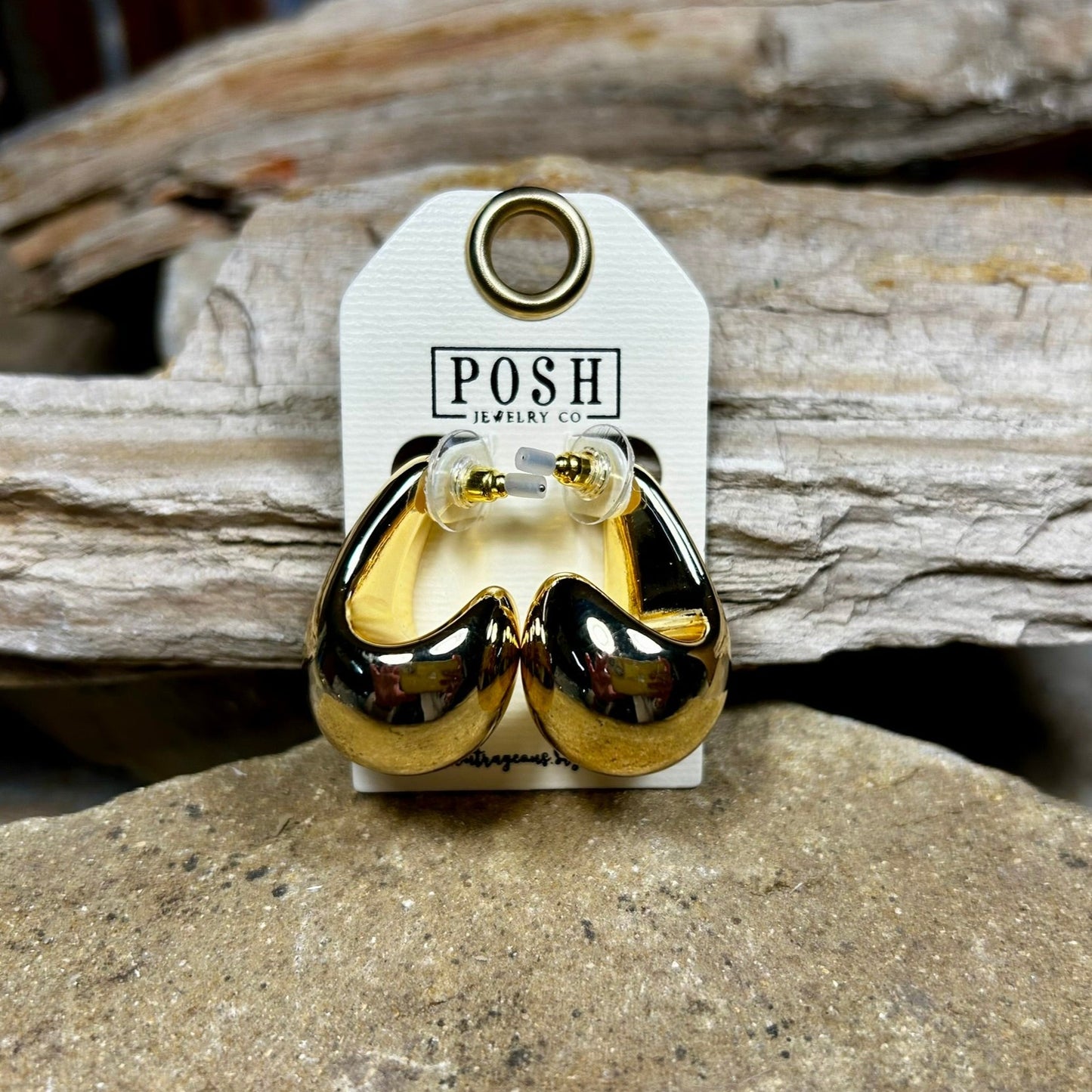 Small Raindrop Post Earrings