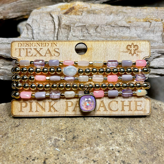 Lavender and Pink Bracelet