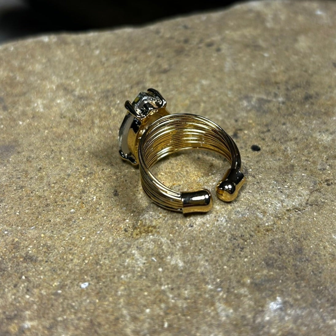 Lavender Teardrop Ring