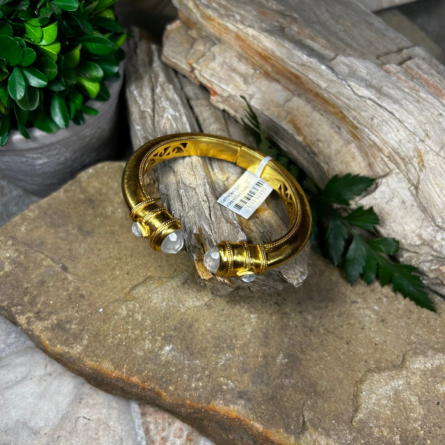 Clear Crystal Cannes Demi Cuff