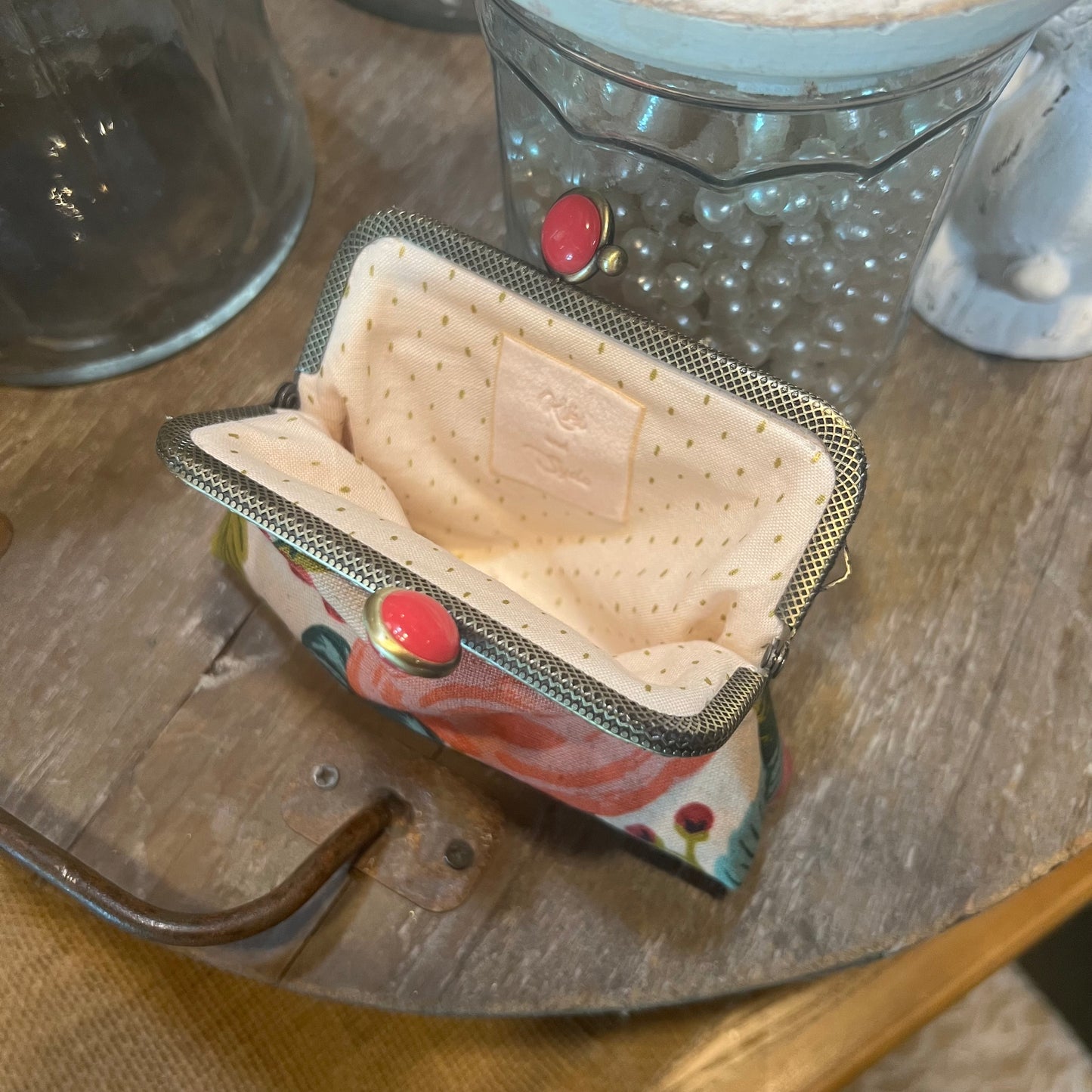 On the Go Credit Card Clutch Joliet Rose Cream