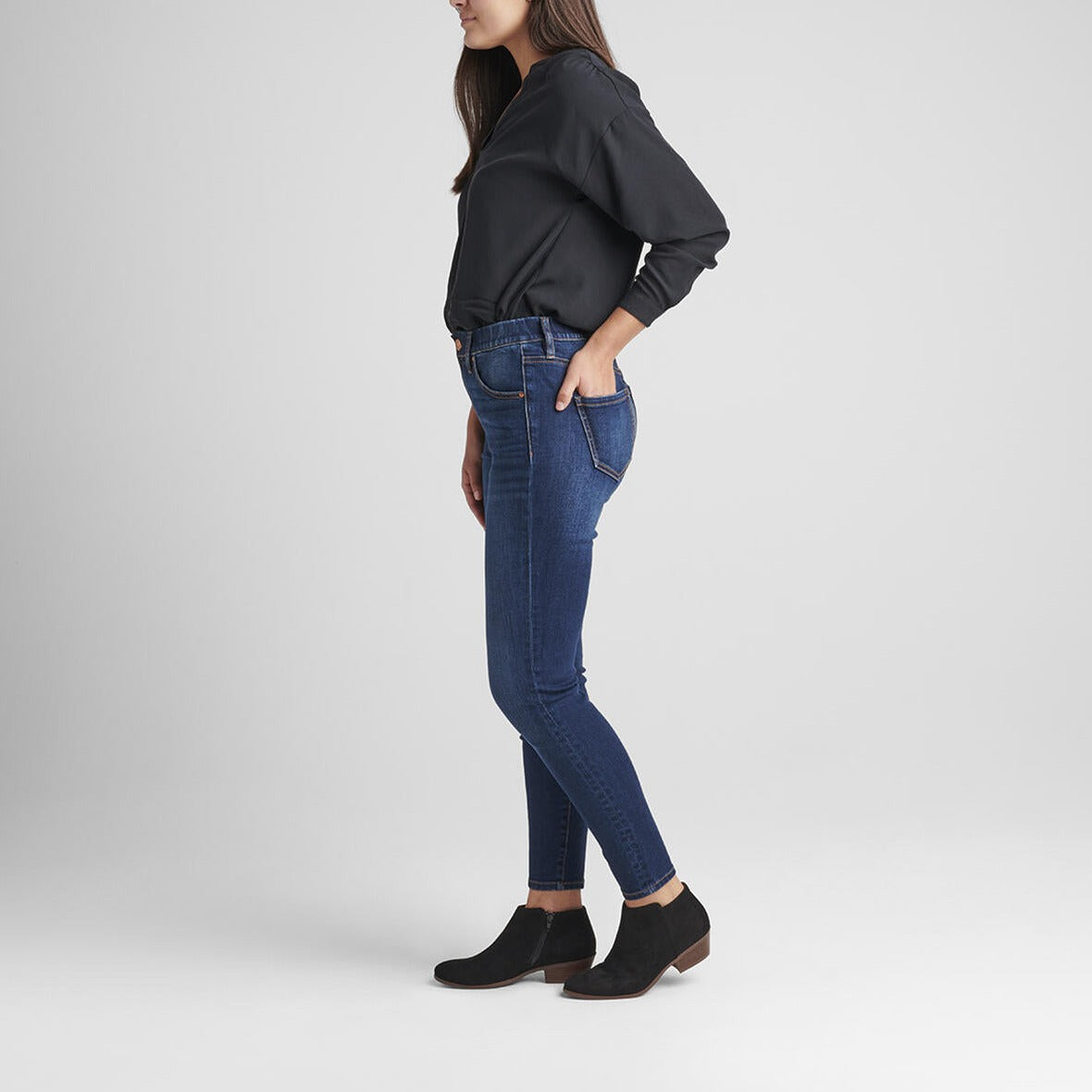 Valentina High Rise Skinny Pull-On Jeans
