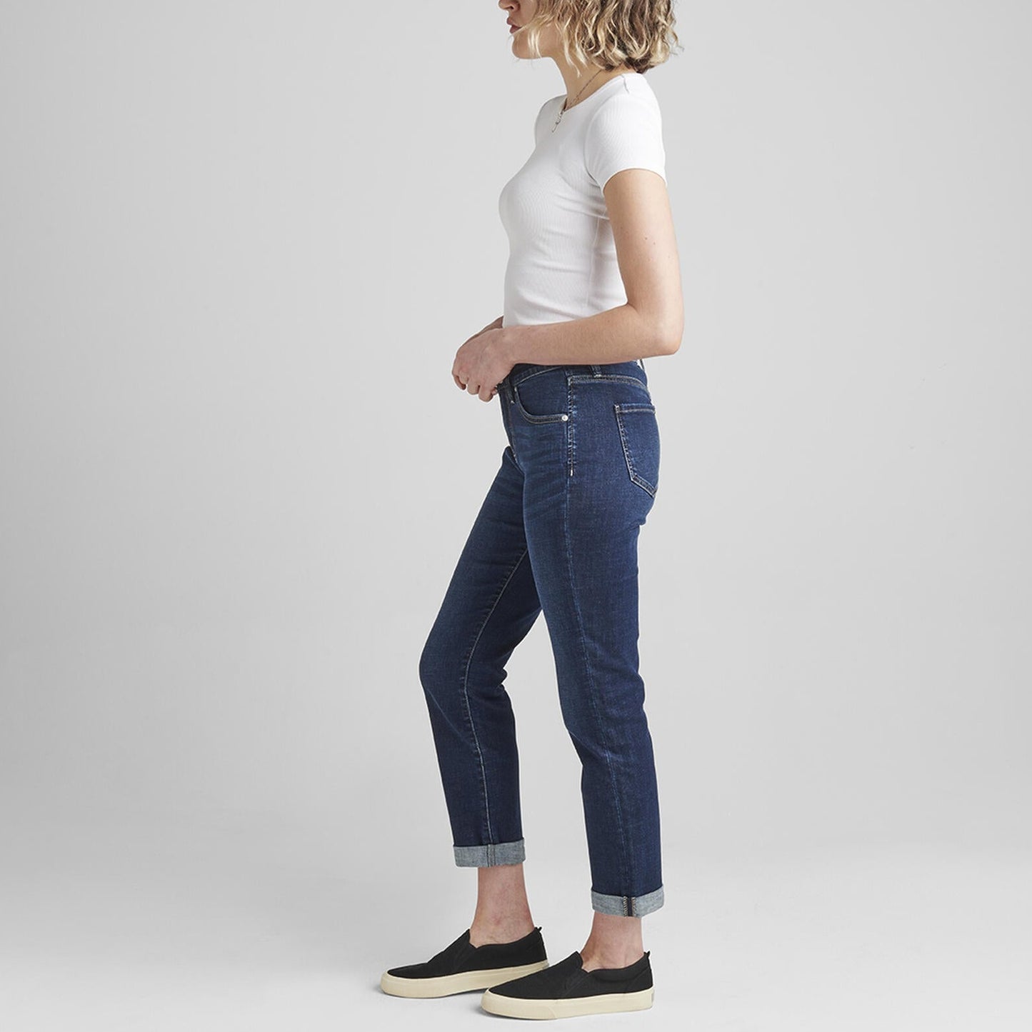 Carter Mid Rise Girlfriend Jeans