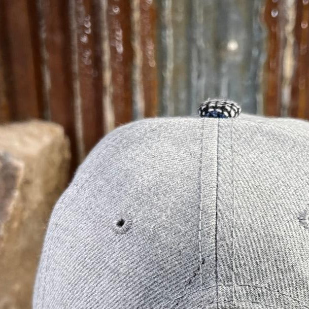Little Dude Gray and Aztec Toddler Cap