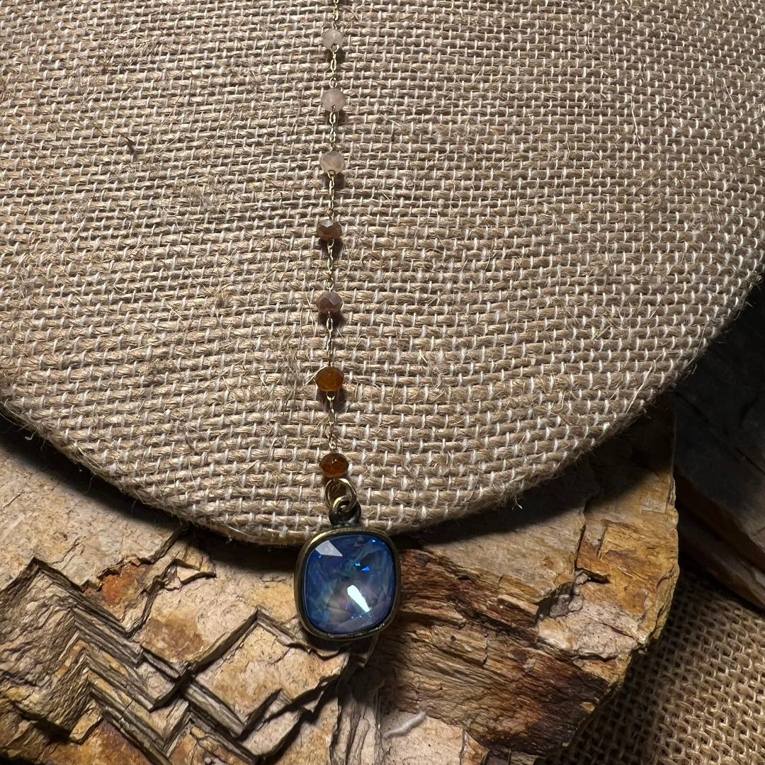 Gold & Multi Bead Chain Necklace