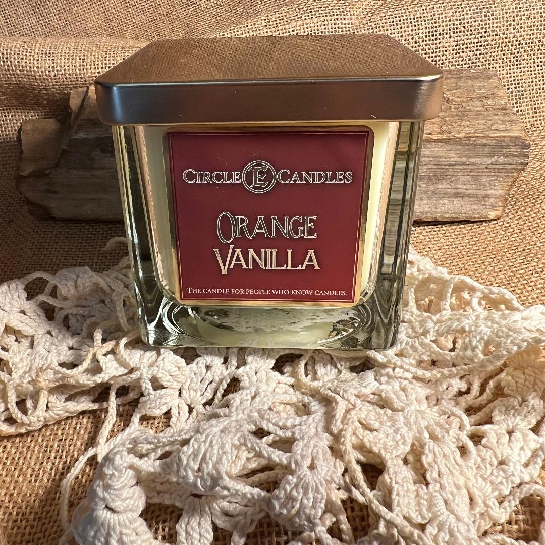 Orange Vanilla Candles & More... (Different Sizes Available)
