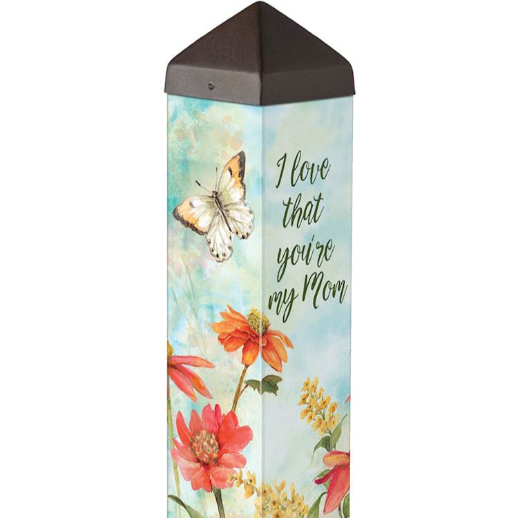 Flowers for Mom 20" Art Pole