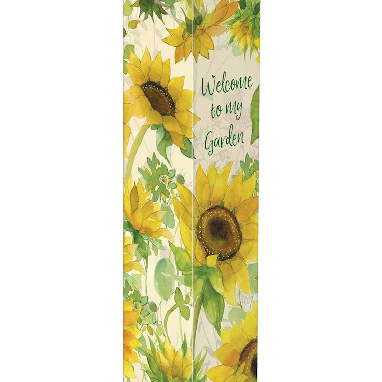 Gathering Sunflowers 20" Art Pole