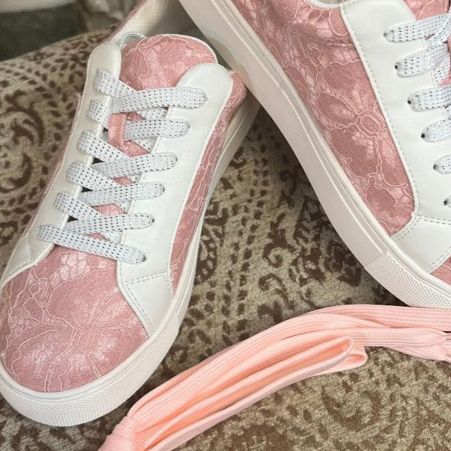 Corkys Supernova Pink Lace Sneaker