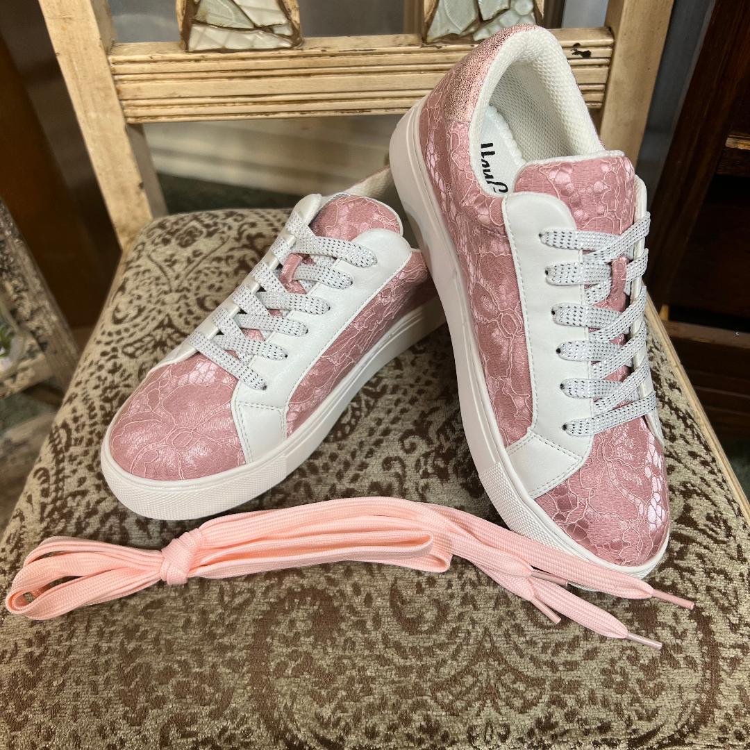 Corkys Supernova Pink Lace Sneaker