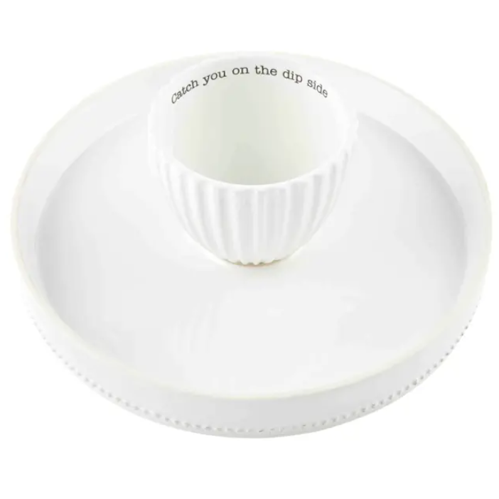 Reversible Pedestal Chip & Dip Set