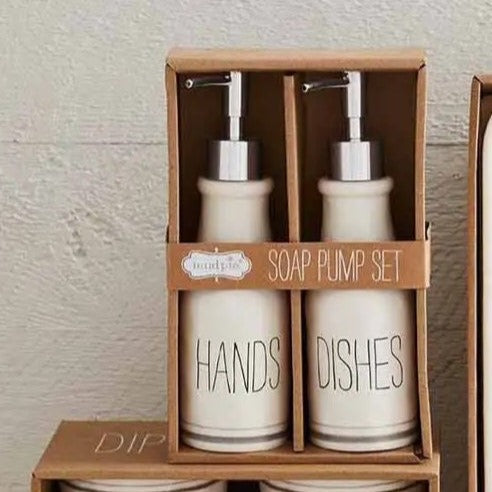 Bistro Boxed Soap Pump Set