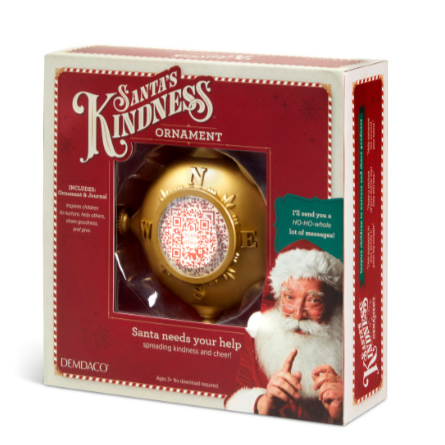 Santa's Kindness Ornament & Journal