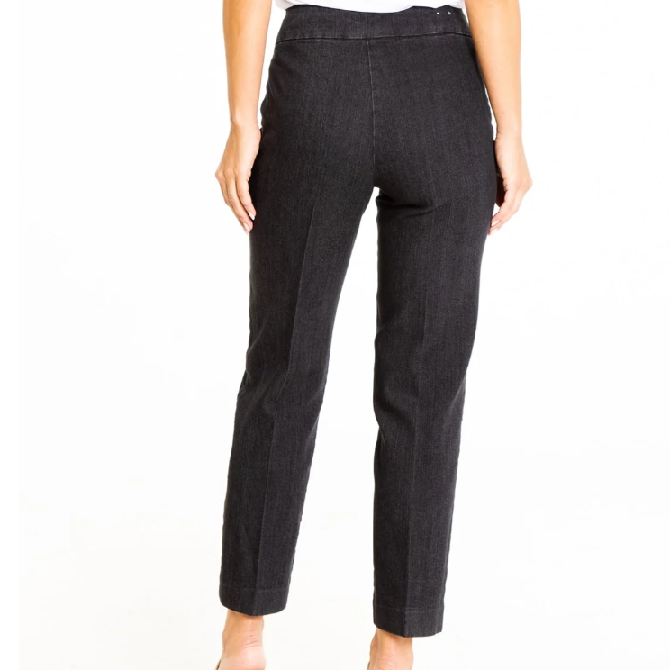 Thin Her Black Denim Ankle Pants