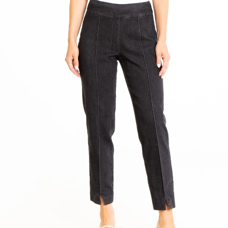 Thin Her Black Denim Ankle Pants