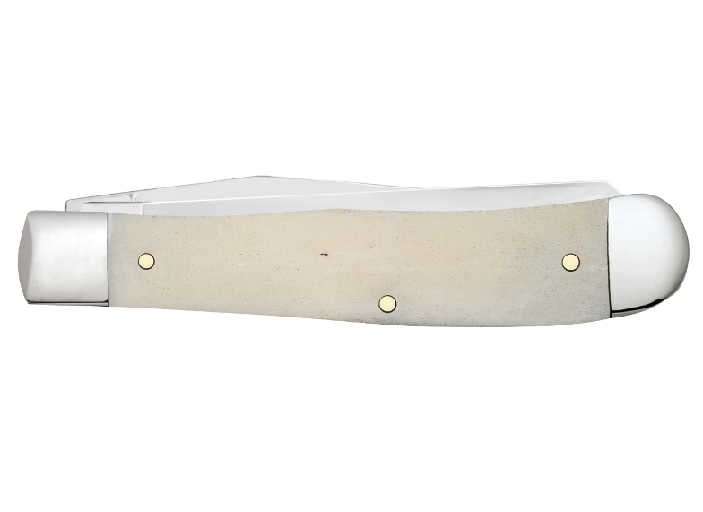 Star Spangled Natural Bone Color Wash Trapper Case Knife
