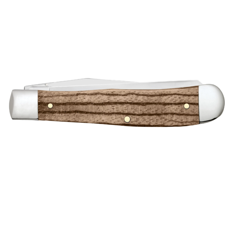 Natural Zebra Wood Trapper Knife