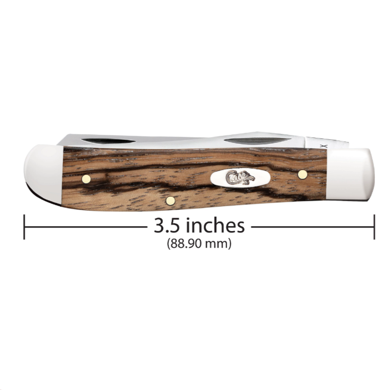Natural Zebra Wood Mini Trapper Knife