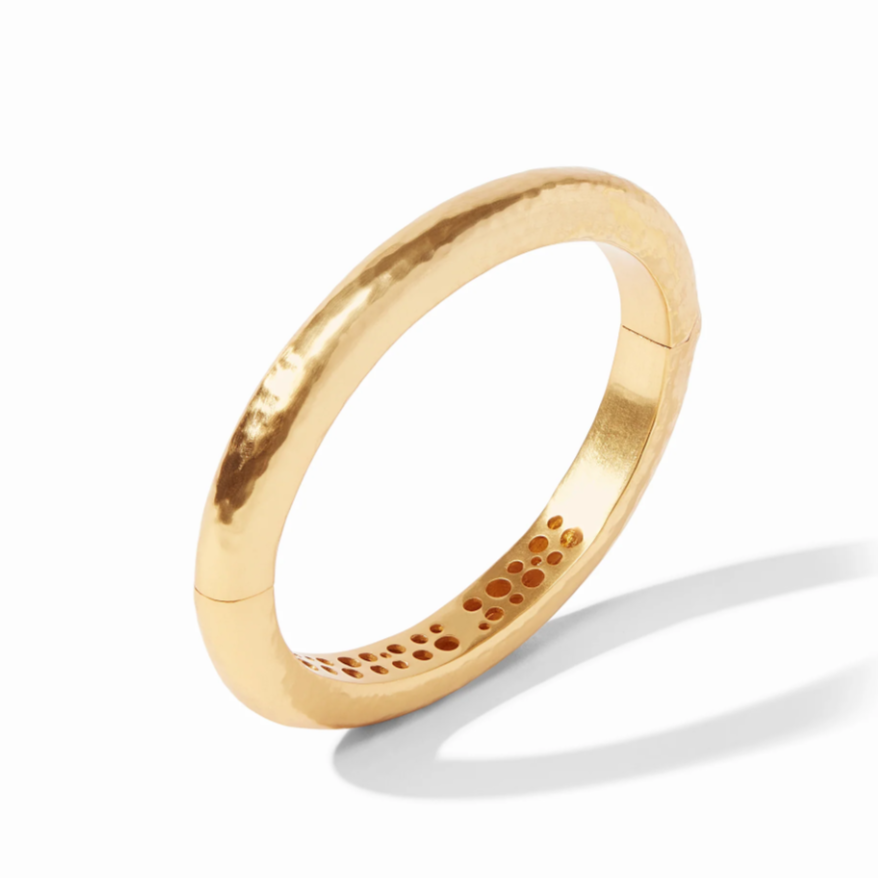 Gold Catalina Hinge Bangle
