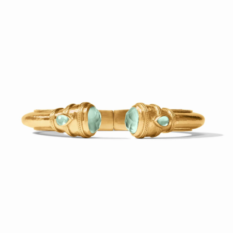 Aquamarine Blue Cannes Demi Cuff