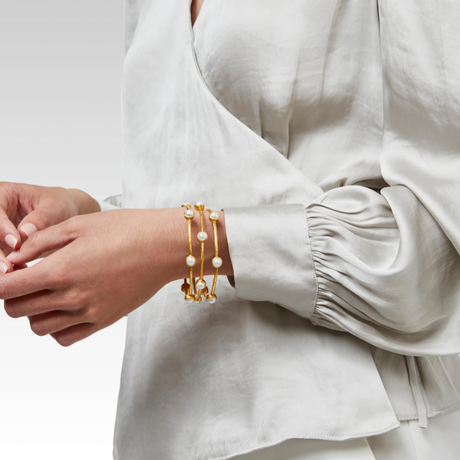 Milano Luxe Pearl Bangle
