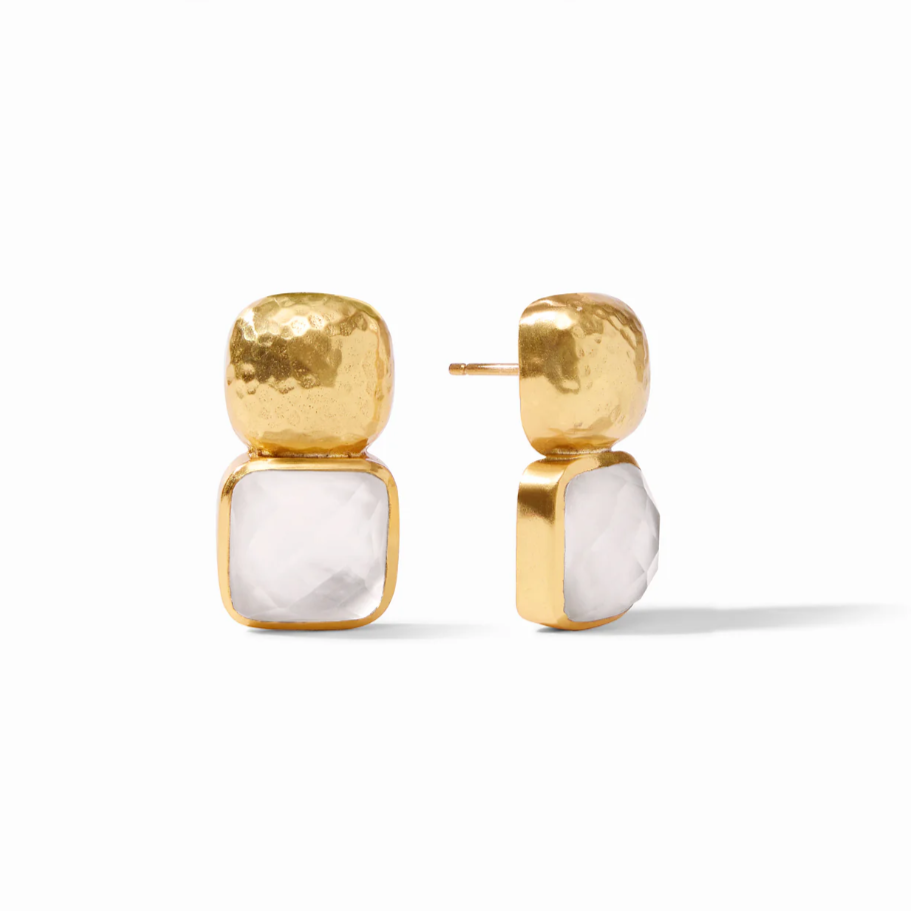 Catalina Gold Gemstone Earrings