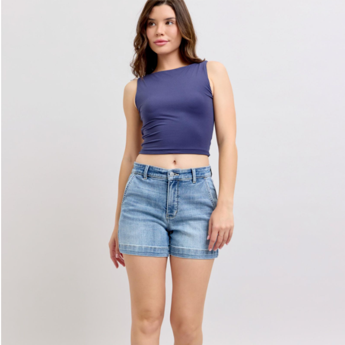 MR Denim Trouser Shorts