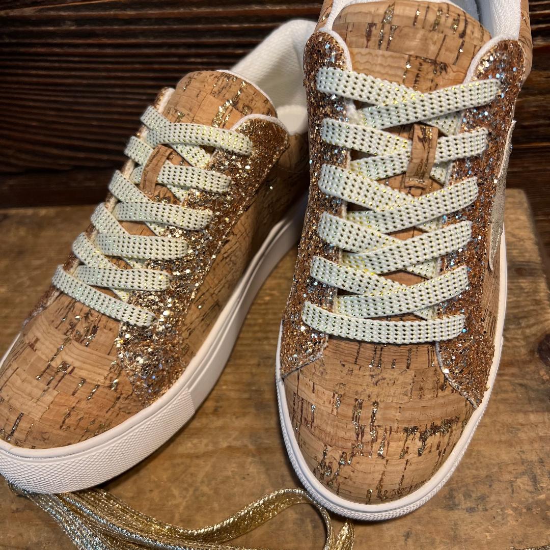Supernova Cork & Glitter Sneaker