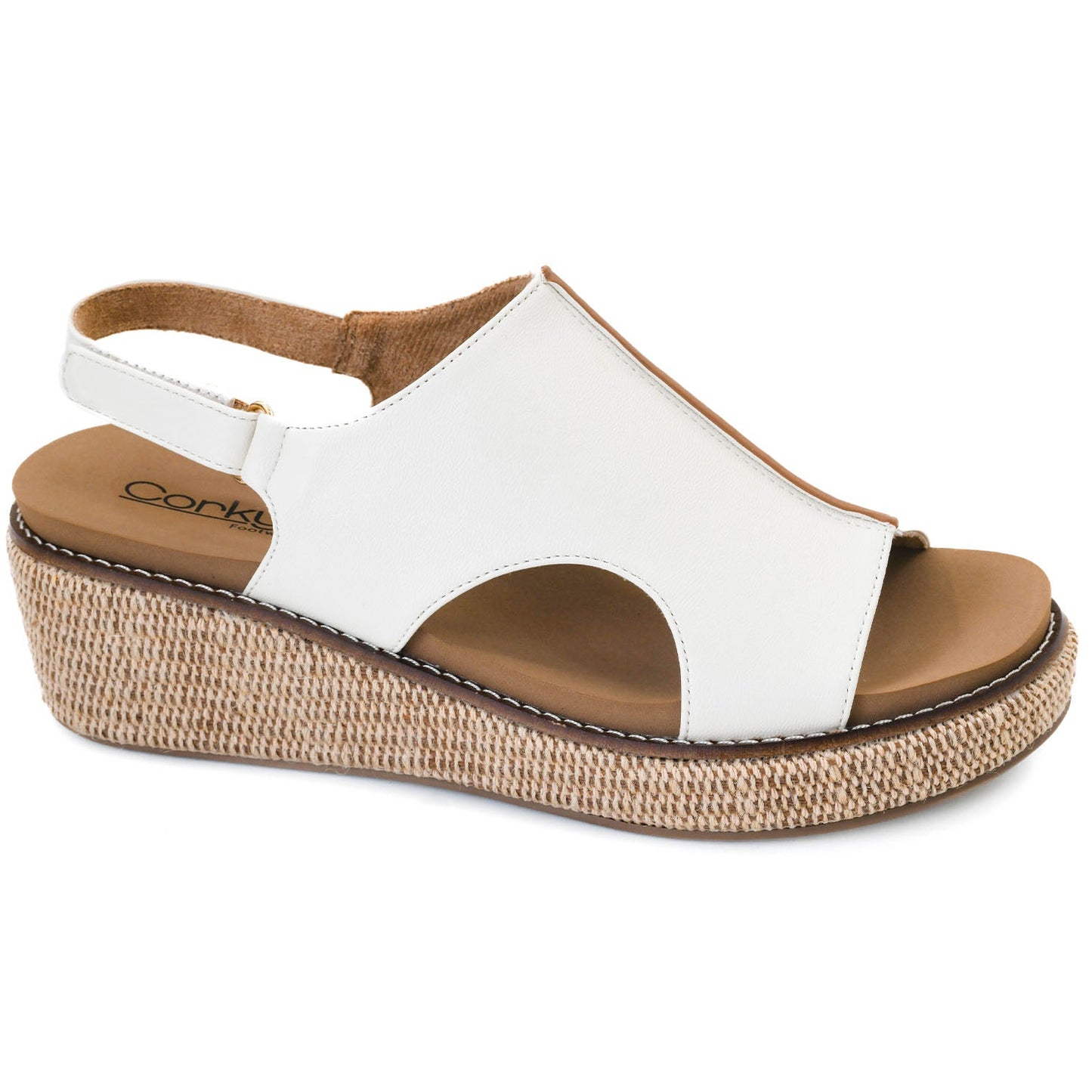 Corkys Volta II Wedge - White