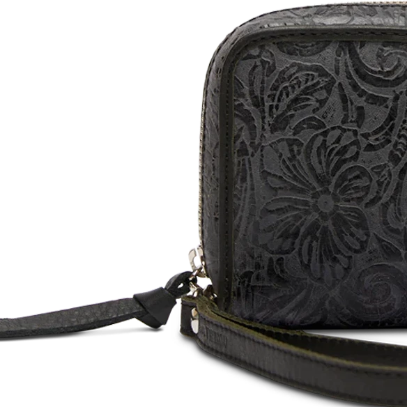 Steely Wristlet Wallet