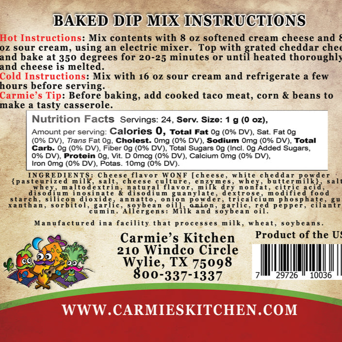 Baked Enchilada Dip Mix